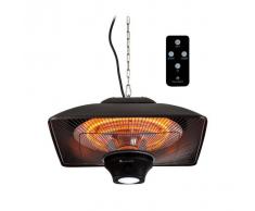 Klarstein Heat Square Radiador por infrarrojos 800 / 1200 / 2000W Carbono IP34 LED