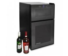 Klarstein Nevera vinos Klarstein 24 botellas. Color negro