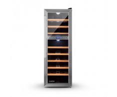 Klarstein Reserva 27D nevera para vino frigorifico vino 27 botellas 140 W acero