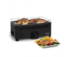 Klarstein Micro-Q 3131 Barbacoa de carbón Rectangular Rejilla de 42 x 23 cm Negro