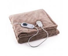 Klarstein Dr. Watson XXL Manta eléctrica 120W lavable 200x180cm Microfibra beige