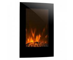 Klarstein Lausanne Vertical Chimenea eléctrica 2000 W Mando a distancia