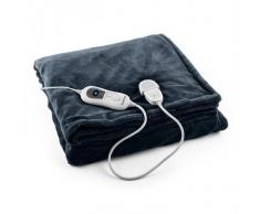 Klarstein Dr. Watson XL Manta eléctrica 120 W lavable 180x130cm micro fibra gris