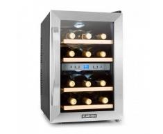 Klarstein Reserva frigorifico vino nevera para vino 12 botellas 130W acero inox.