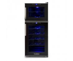 Klarstein Reserva 21 Vinoteca con 2 Zonas de Refrigeración 56 Litros 21 botellas clase D color negro