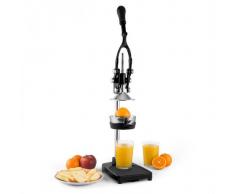 Klarstein TriJuicer Exprimidor de palanca Cortador de patatas y fruta Acero inoxidable Negro