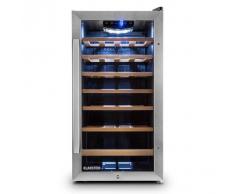 Klarstein Vivo Vino nevera para vino refrigerador vino 26 botellas LED negro