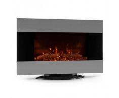 Klarstein Basel Chimenea eléctrica Calefactor 2000W LED Mando a distancia