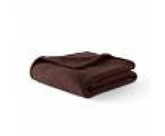 LA REDOUTE INTERIEURS Manta de pura lana virgen Woolmark 350 g/m² MARRON