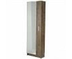 Mueble zapatero espejo Danubio 56AB Roble Puccini