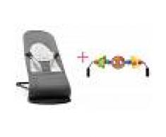 BabyBjörn Hamaca Balance Soft Selection Gris + Juguete De Madera Babybjörn 0m+