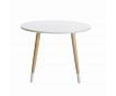 Maisons du Monde Mesa infantil redonda blanca D.60 Dreams