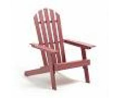 LA REDOUTE INTERIEURS Sillón de jardín estilo Adirondack con 3 posiciones, Zeda MARRON