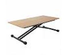 Duke Oferta Limitada Mesa de centro elevable Duke, efecto roble claro