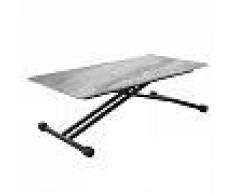 Duke Oferta Limitada Mesa de centro elevable Duke, efecto mármol