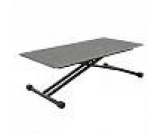 Duke Oferta Limitada Mesa de centro elevable Duke, efecto hormigón