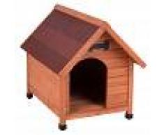 zooplus Exclusive Caseta de madera Spike Classic para perros - S: 54 x 77 x 67 cm (An x P x Al)