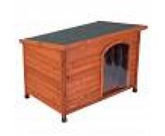 zooplus Exclusive Caseta de madera Woody con puerta para perros ¡en oferta! - M: 104 x 66 x 70 cm (L x An x Al)