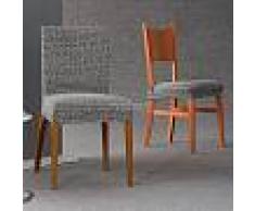 Zebra Textil Fundas para sillas letras zebra textil