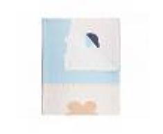 TOUS Manta Reversible Patchwork TOUS Nilo Azul Celeste