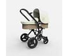 BABY ACE Cochecito Baby Ace 042 Chasis Negro + Base Arena + Set Lona Fresh