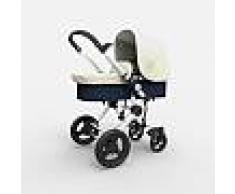 BABY ACE Cochecito Baby Ace 042 Chasis Plata + Base Marino + Set Lona Fresh