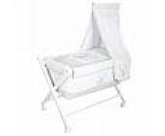 BABYLINE Mini cuna de madera de tijera serie 32. DOSEL NO INCLUIDO
