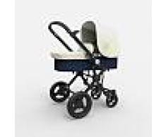 BABY ACE Cochecito Baby Ace 042 Chasis Negro + Base Marino + Set Lona Fresh