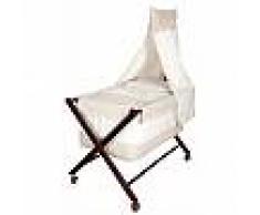 BABYLINE Mini cuna de madera de tijera serie 33. DOSEL NO INCLUIDO