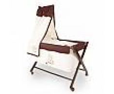 BABYLINE Mini cuna de madera de tijera serie 29. DOSEL NO INCLUIDO