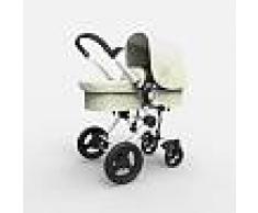 BABY ACE Cochecito Baby Ace 042 Chasis Plata + Base Blanco Roto + Set Lona Fresh