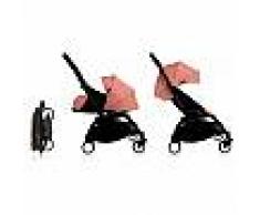 BABYZEN Cochecito Babyzen Yoyo 0+: Silla de Paseo YOYO+ color pack 6+ + Set recién nacido chasis negro y tapizado Ginger