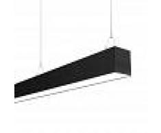 LEDBOX Lámpara colgante serk 70w 208cm triac regulable negro blanco frío