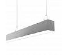 LEDBOX Lámpara colgante serk 70w 208cm dali regulable silver blanco cálido