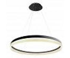 LEDBOX Lámpara colgante ring 73w negro triac regulable ø100cm blanco neutro