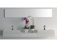 MobilierMoss Conjunto mueble de baño con lavabo doble 225 cm - Belladonna