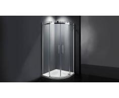 MobilierMoss Mampara de ducha de ángulo 90x90 cm - Cinzia