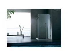 MobilierMoss Mampara de ducha de vidrio 100x80 cm - Cleo