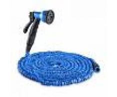 Waldbeck Flex 22 Manguera de jardín flexible 8 funciones 22,5m azul