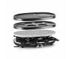 Klarstein All-U-Can-Grill Raclette con grill 4 en 1 Tortitas Crepes Plancha de piedra 8 personas