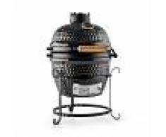 Klarstein Princesize Parrilla Kamado Cerámica 11" Ahumador BBQ Negro