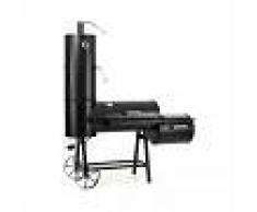 Klarstein Monstertruck barbacoa de carbón ahumador smoker 5200 cm² negro