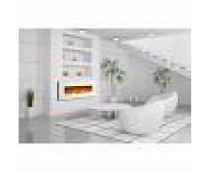Kamin Klaus SL CHIMENEA ELÉCTRICA BLANCA 128cm - KAMIN BLANCA 50