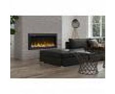 Kamin Klaus SL CHIMENEA ELÉCTRICA CON MARCO METAL NEGRO MUNICH 50 127cm