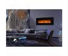 Kamin Klaus SL CHIMENEA ELÉCTRICA 128cm - KAMIN NEGRA 50