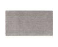 benuta PLUS Alfombrilla de baño Lahty Gris claro 80x150 cm - Alfombra para cuarto de baño