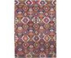 benuta TRENDS Alfombra de tejido plano Jelle Multicolor 120x180 cm - Alfombra lisa para cocina, corredor y pasillo - fácil de limpiar