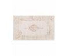 benuta PLUS Alfombrilla de baño Luis Beige/Cobre 80x150 cm - Alfombra para cuarto de baño