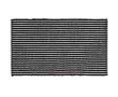 benuta PLUS Alfombrilla de baño Bono Blanco y Negro 70x120 cm - Alfombra para cuarto de baño