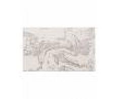 benuta PLUS Alfombrilla de baño Luis Beige/Plata 80x150 cm - Alfombra para cuarto de baño